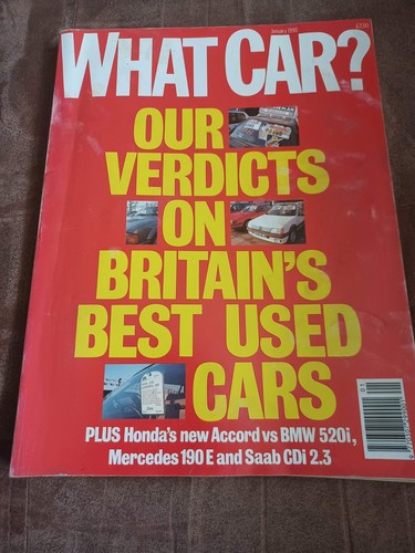 Vintage what car magazine jan - what,
