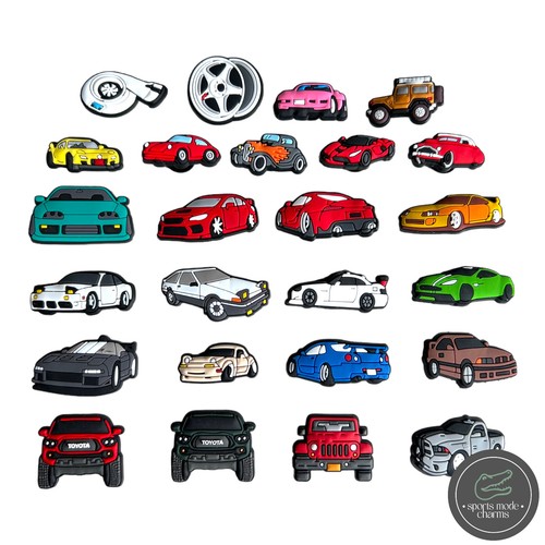 Cars charms for shoes clogs - cars,