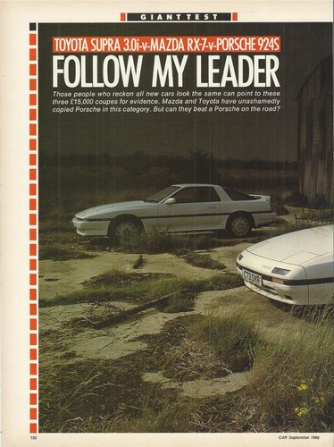 Toyota supra v porsche - supra, 3.0i