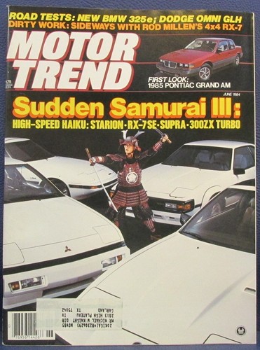 Motor trend magazine - motor, june